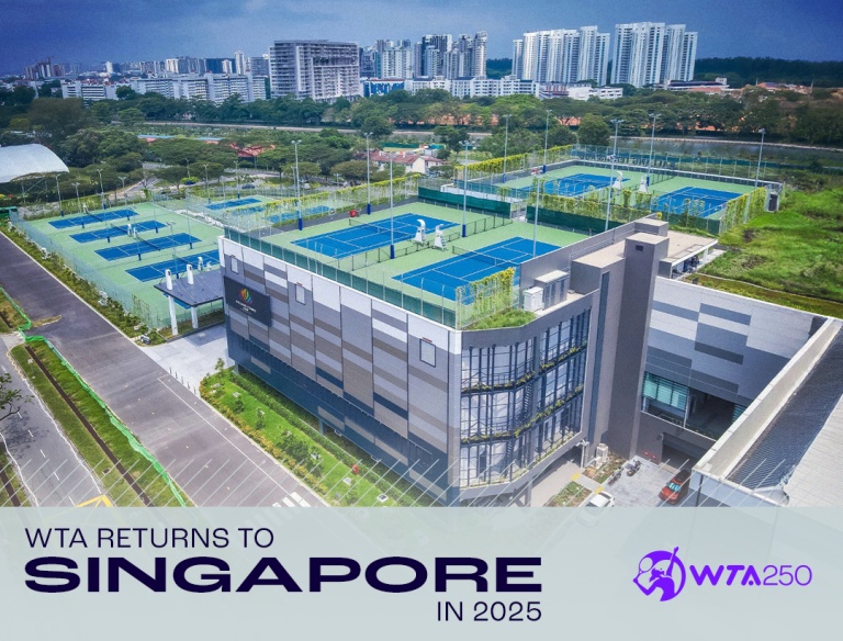 Kallang Tennis Hub hosts worldclass tennis action as the Hologic WTA